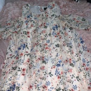 knee length floral dress (xl)